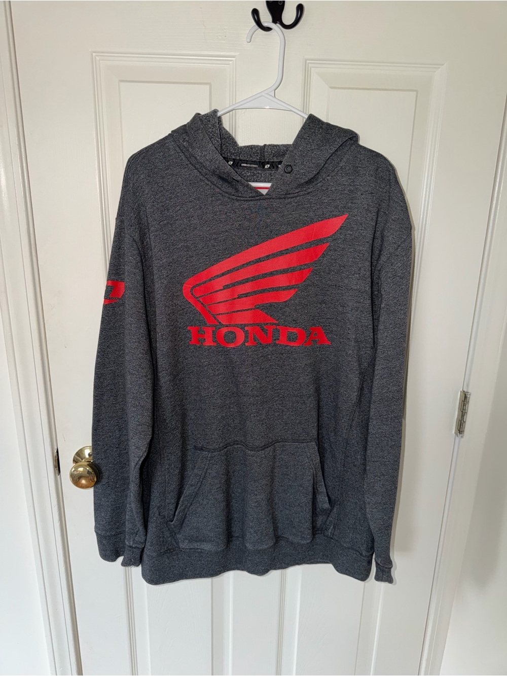 One Industries Ride Red Honda Hoodie